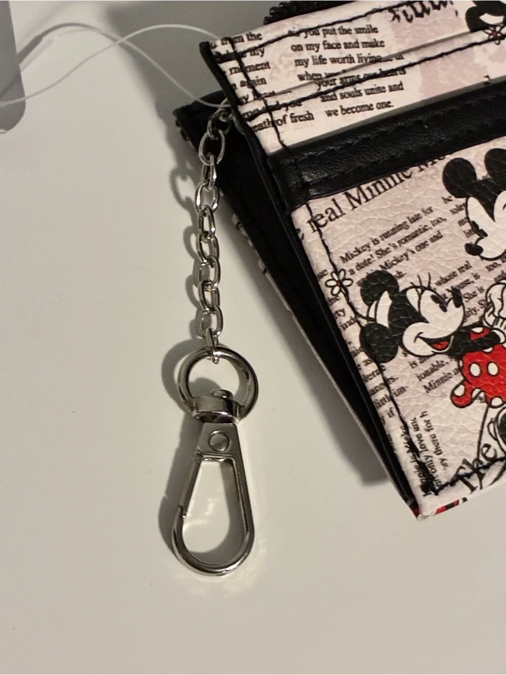 Disneys Mickey and Minnie Mouse Newspaper Cardholder Wallet